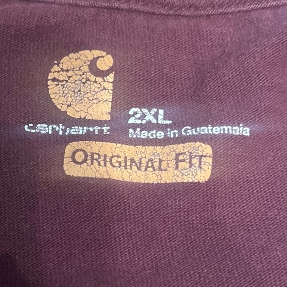 Relaxed fit heavyweight short-sleeve pocket t-shirt, size XXL - Picture 2 of 6